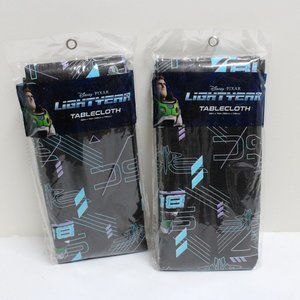 2 Disney Pixar Lightyear Themed Tablecloths 52 in x 70 in for Party Fun